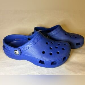 Blue Crocs Slip On Clogs Men Size 3 Women Size 5 Unisex Sandals Shoes
